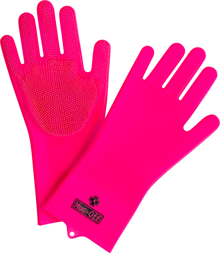 Muc-Off Deep Scrubber Gloves Pink M