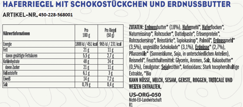 Clif NBB Chocolate Peanut Butter