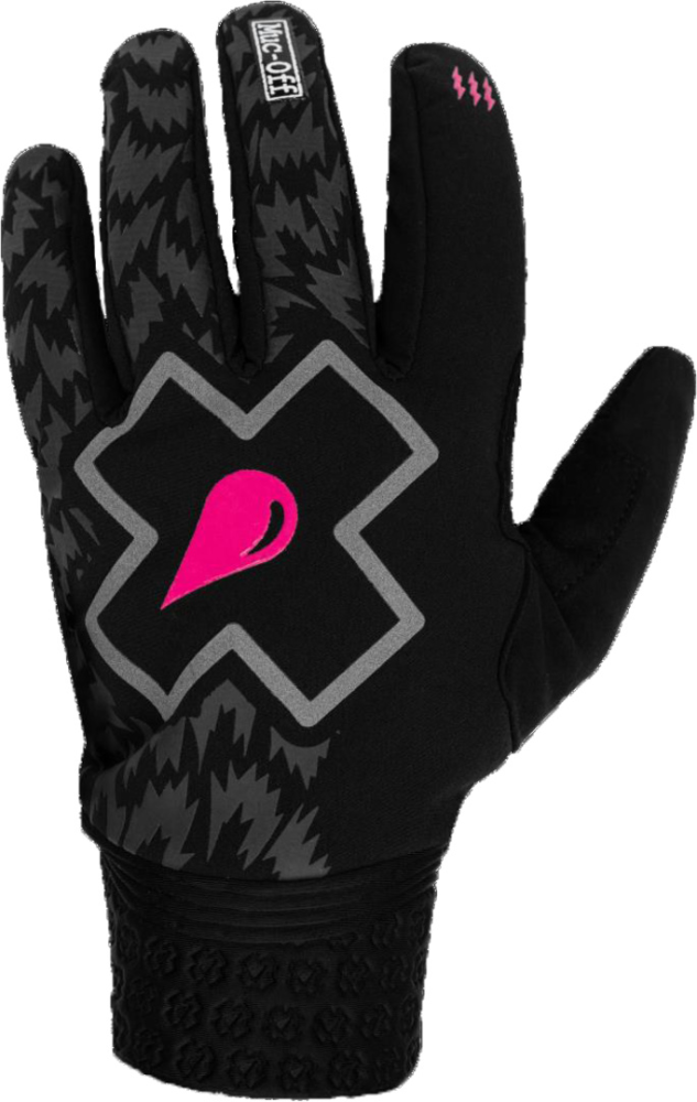 Muc-Off Winter Rider Gloves black/grey bolt L