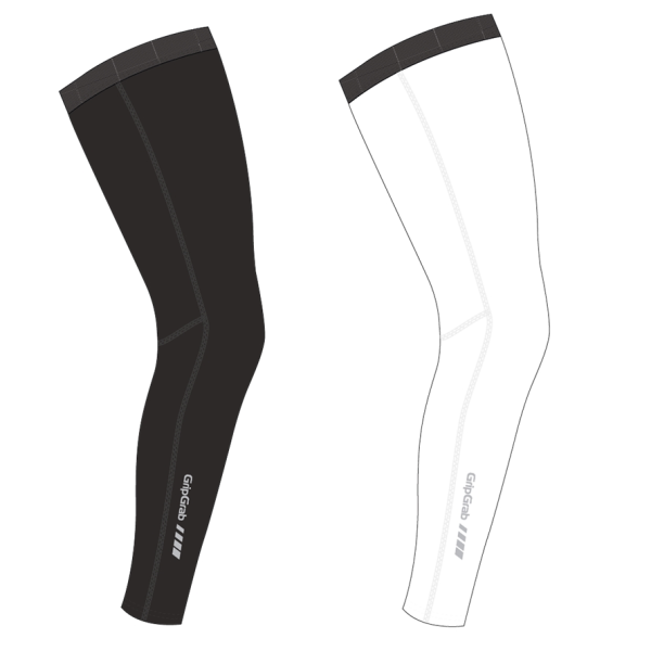 GripGrab LegSleeves Blk L  UPF50 + UVProtect