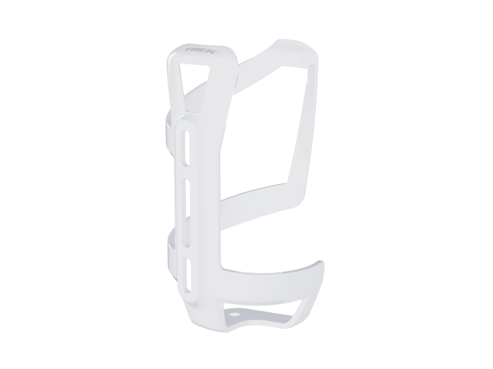 Trek Flaschenhalter Side Load Left Recycled Plastic Gloss White
