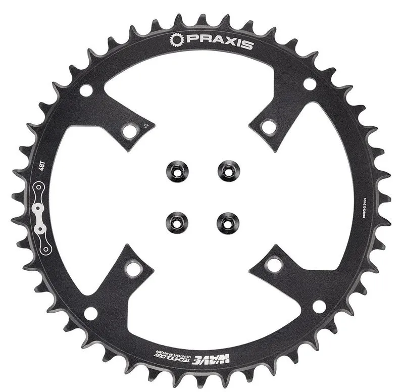 Specialized Chr Turbo, 48t, 10/11-spd, 104bcd, 1x Ring, Alloy, W/ Chainring Bolts, Praxis