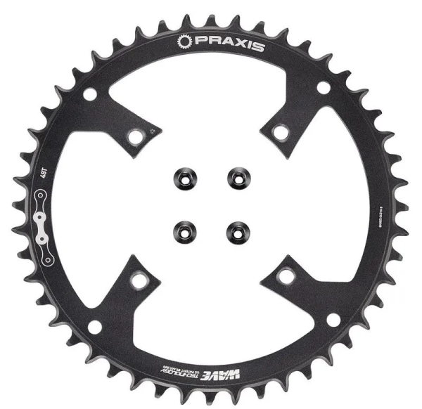 Specialized Chr Turbo, 48t, 10/11-spd, 104bcd, 1x Ring, Alloy, W/ Chainring Bolts, Praxis