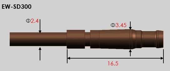 Shimano Elektro-Kabel EW-SD300 E-Tube/Di2 1000mm intern schwarz Box