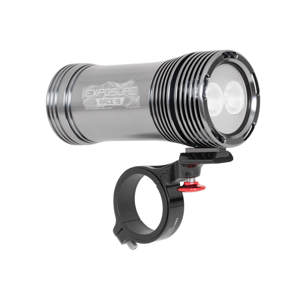EXPOSURE lights, Frontlicht, Race Mk19, REFLEX, Gun Metal Black, 2650 Lumen