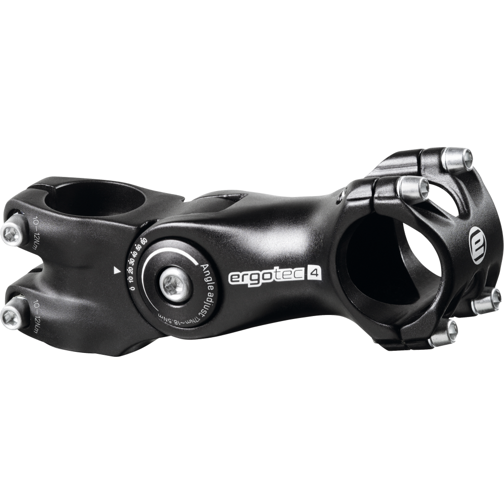 Vorbau, OCTOPUS2, 31.8, Ausladung:105 Winkel: 0°/+60° Klemm-ID:28.6 AL6061 black-sand L4