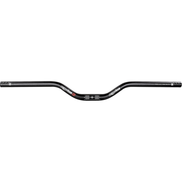 Ergotec Lenker, RISER BAR 50, 31.8, L:780 H:50 GL:220, 12°/5°, AL6061 black-sand, SafetyLevel6