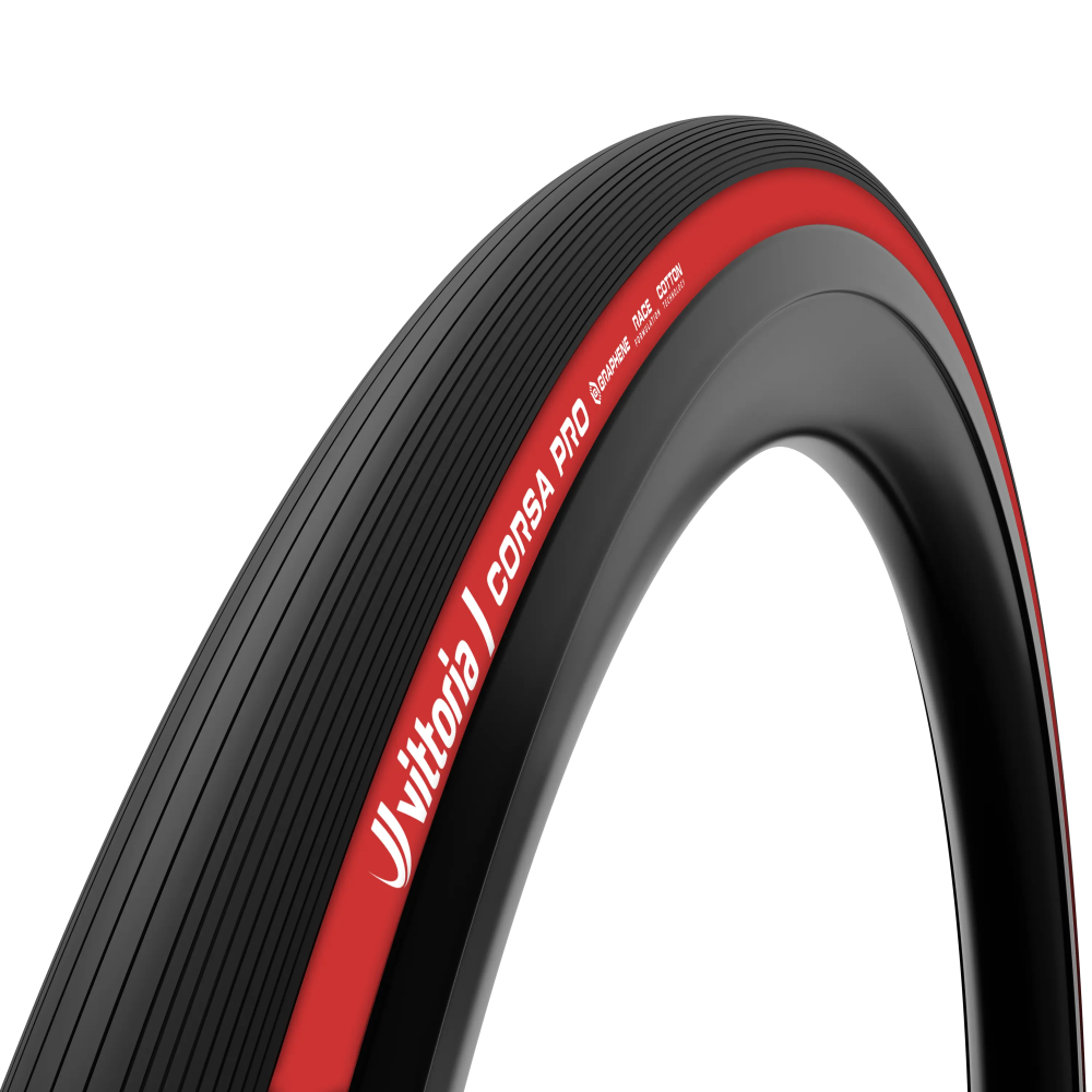 Vittoria Pneu Corsa Pro 700x28c TLR rot schwarz