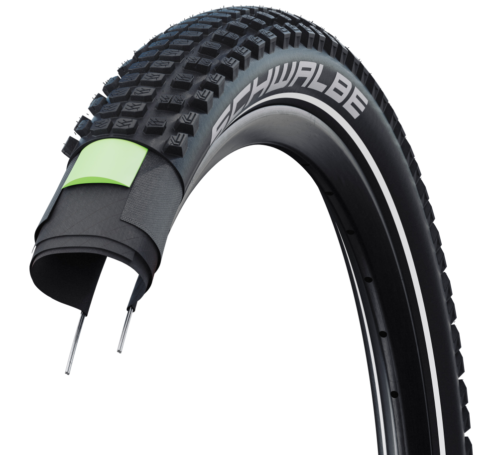 Schwalbe Pneu Johnny Watts 365 27.5x2.35 Double Defense Addix Falt mit Reflexstreifen black