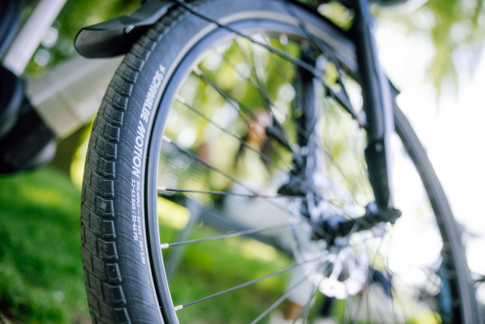 Schwalbe Pneu Motion Big Apple 28x2.00 Addix Green starr mit Reflexstreifen black