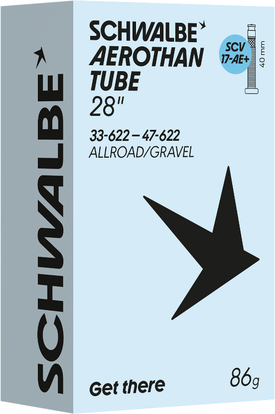Schwalbe Schlauch SCV17-AE+ Aerothan 28" 33/47-622 Clik Valve 40mm