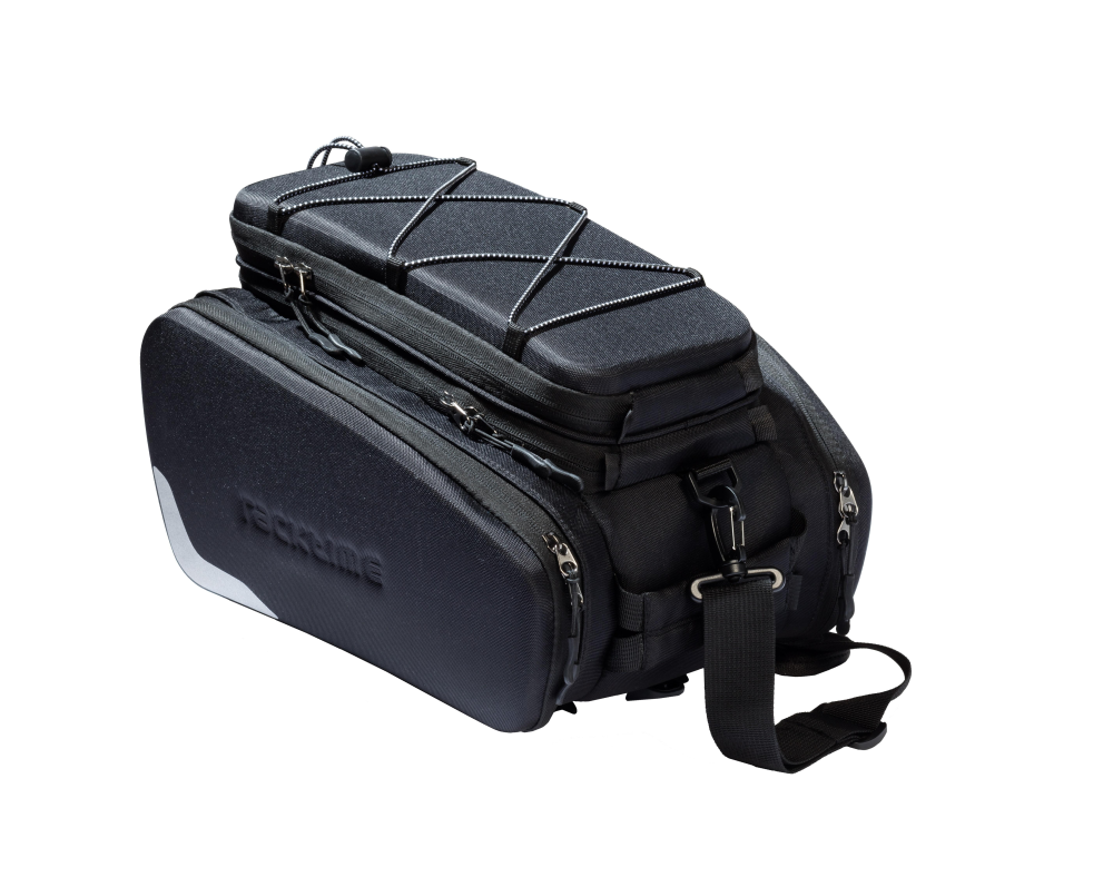 Racktime Odin Gepäckträgertasche - 34 x 26 x 20cm, 13 + 10L, Inkl. Snap-It