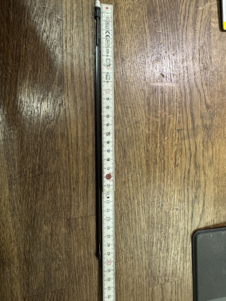 Mavic Speiche Mavic Crossmax 296 flach schwarz