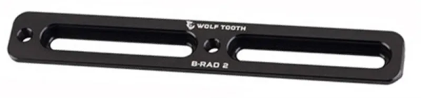 Wolftooth B-RAD 2 Adapter für Bidonhalter oder Zubehör / schwarz