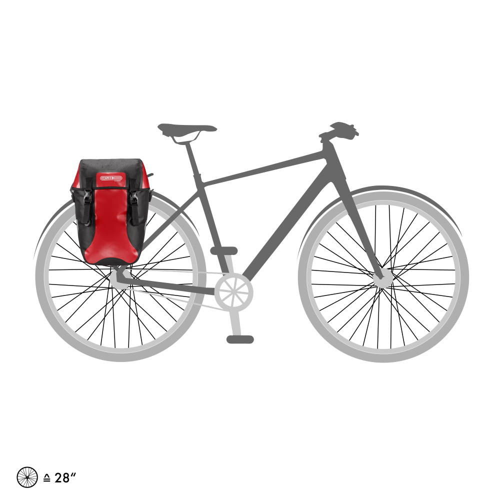 Ortlieb Bike-Packer QL2.1 40 L red - black