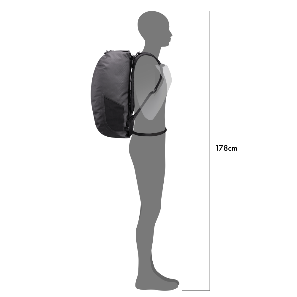 Ortlieb Atrack Metrosphere 34 L black embossed