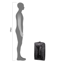 Ortlieb Duffle Metrosphere 60 L black embossed