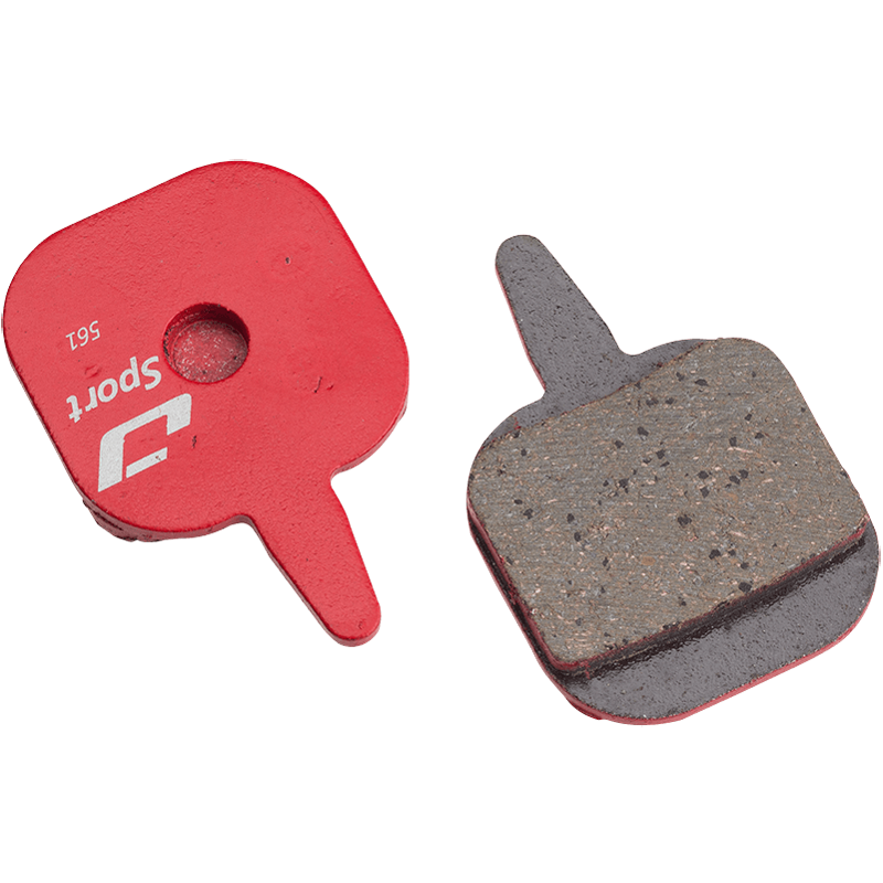 Tektro Bremsbeläge, SPORT SEMI-METALLIC red DCA077