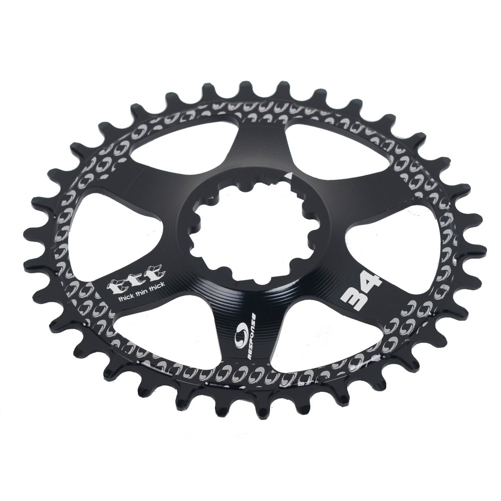 Kettenblatt, GXP 6mm offset direct mount 32T OVAL Alu 7075 CNC 10/11 Speed black