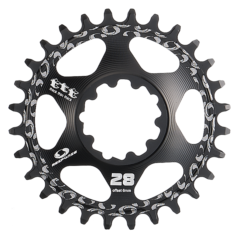 Kettenblatt, GXP BOOST 3mm offset direct mount 30T Alu 7075 CNC 10/11 Speed black