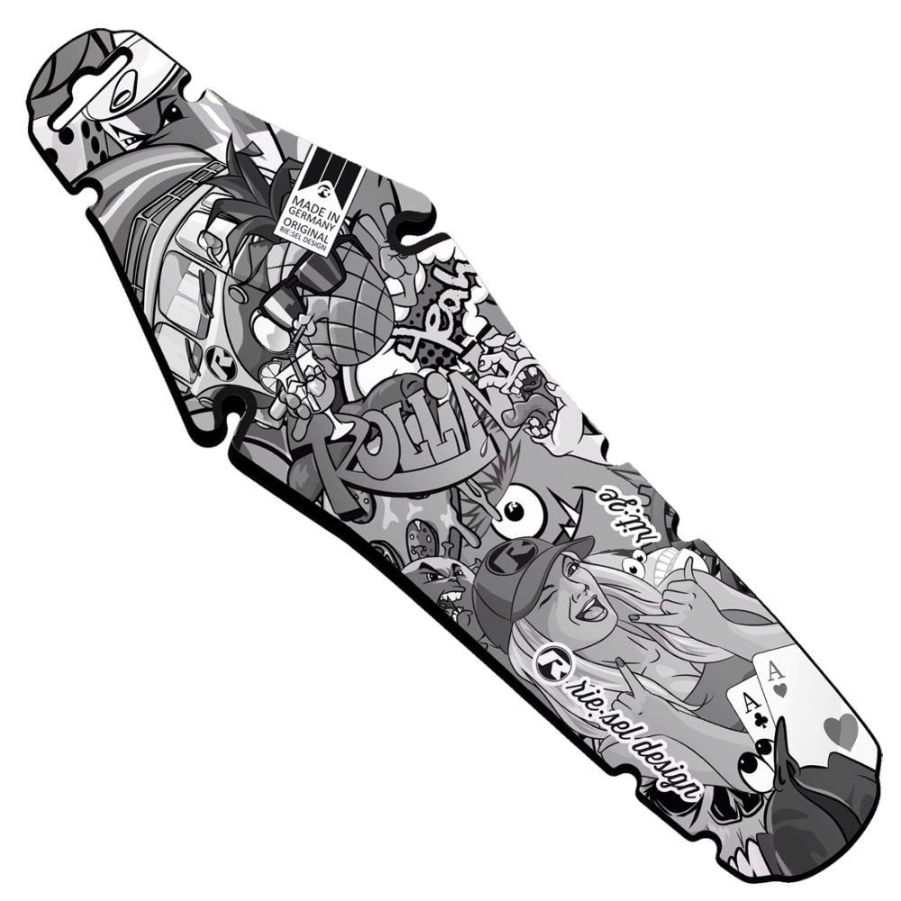 Spritzschutz, rit:ze, Stickerbomb Eyecatcher UltraBlack