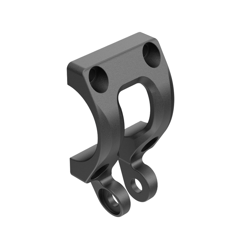 Vorbaukappe-Halter, 31.8 black-sand, SEPIA Lichthalter 1fach