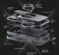 SP Connect Phone Case Xtreme iPhone 17 Pro Max SPC+ schwarz