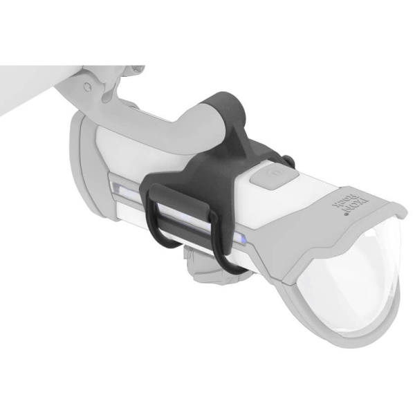 Busch & Müller Scheinwerferhalter, Adapter für Ixon ROCK, hängende Montage/Lenkerhalter 470LHA, 498A