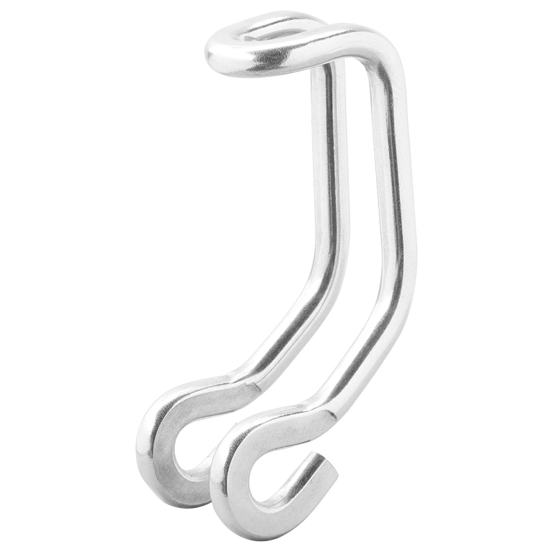 Busch & Müller Scheinwerferhalter, Edelstahl, NiroDraht silber, für Überkopfmontage L:70 mm, 475DU