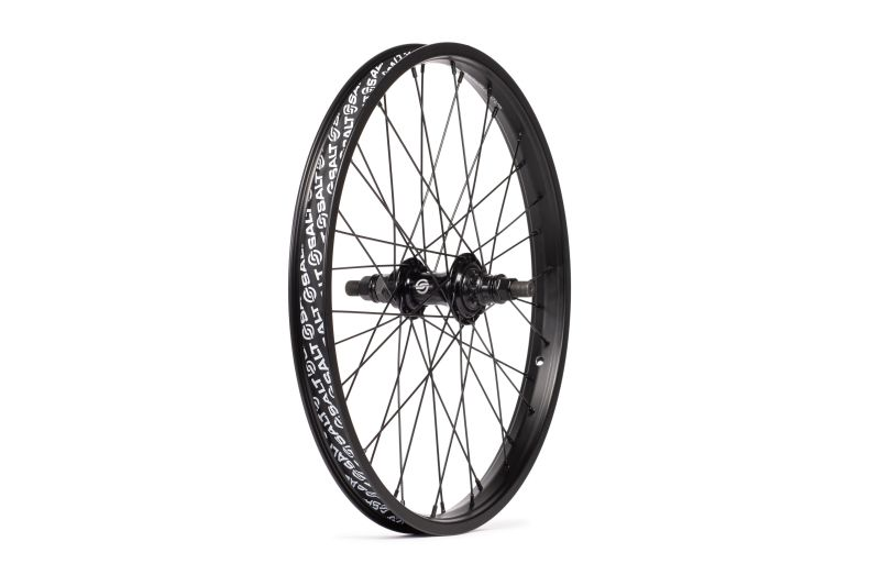 SALT Rookie Hinterrad 20 Schwarz 36l Singlewall 14mm Achse (h8435b Freilauf O
