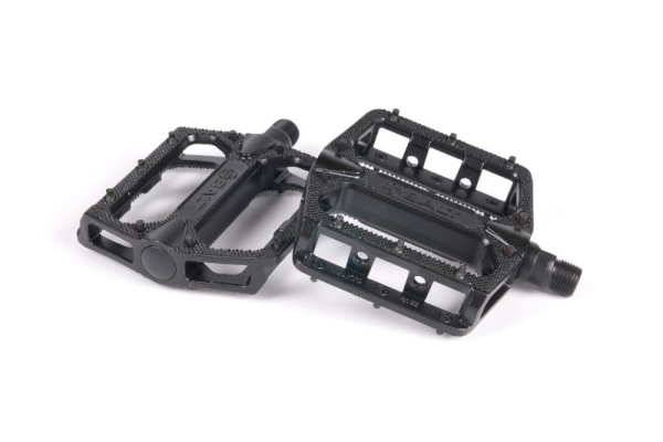 SALT Slim Pedal 1/2 Alu Schwarz Crmo Ach 434 G