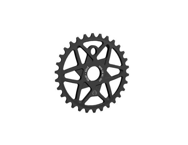 ÉCLAT EXILE sprocket, 25t, bolt drive, black