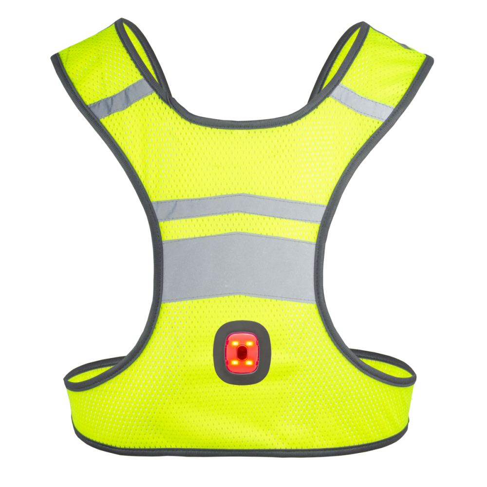Wowow Leuchtweste, NOVA mit LED, gelb, GELB, L