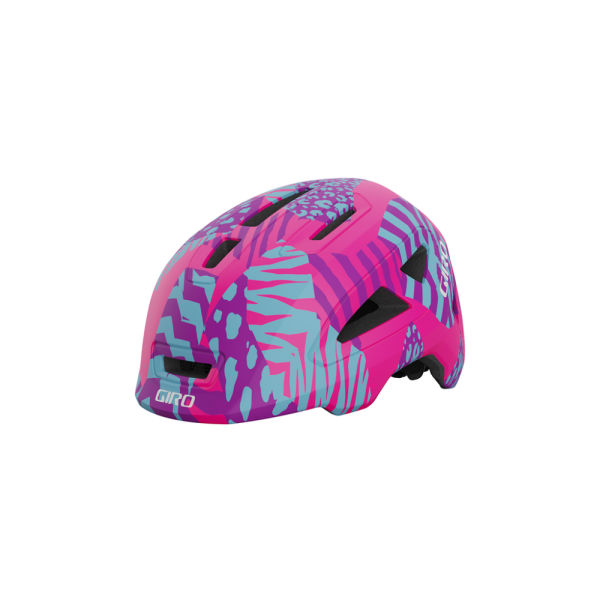 Giro Scamp II Helmet, matte pink animal, S 49-53