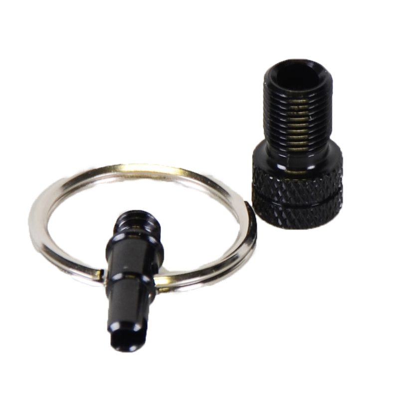 by.Schulz Ventiladapter, Mini-Tool Alu eloxiert black 1Stk