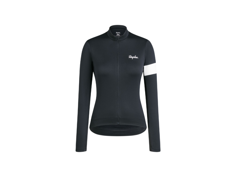 RAPHA Jersey 24 Core Thermal Long Sleeve Women X-Large Black