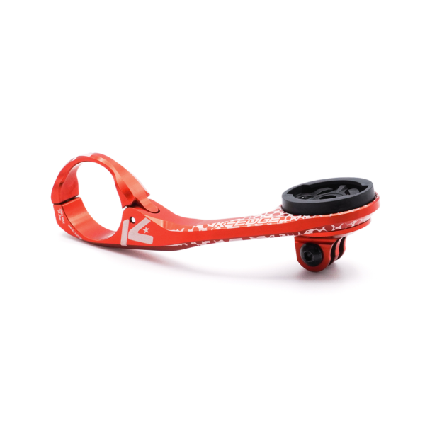 K-Edge Limited Edition GARMIN/WAHOO MAX XL Combo Mount, chameleon red, 31.8mm