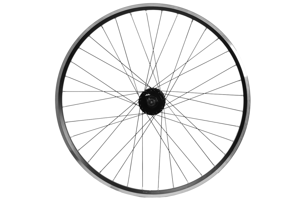 No Name Laufrad vorne 28" 622x19 Nabendynamo Nexus DHC30003AL 100mm V-Brake QR schwarz