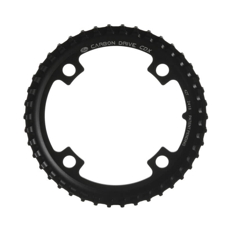 Gates Carbon Drive Gates CDX Fin Line Vordere Riemenscheibe 42 Z, 4-B, BCD-104