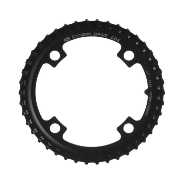 Gates Carbon Drive Gates CDX Fin Line Vordere Riemenscheibe 42 Z, 4-B, BCD-104