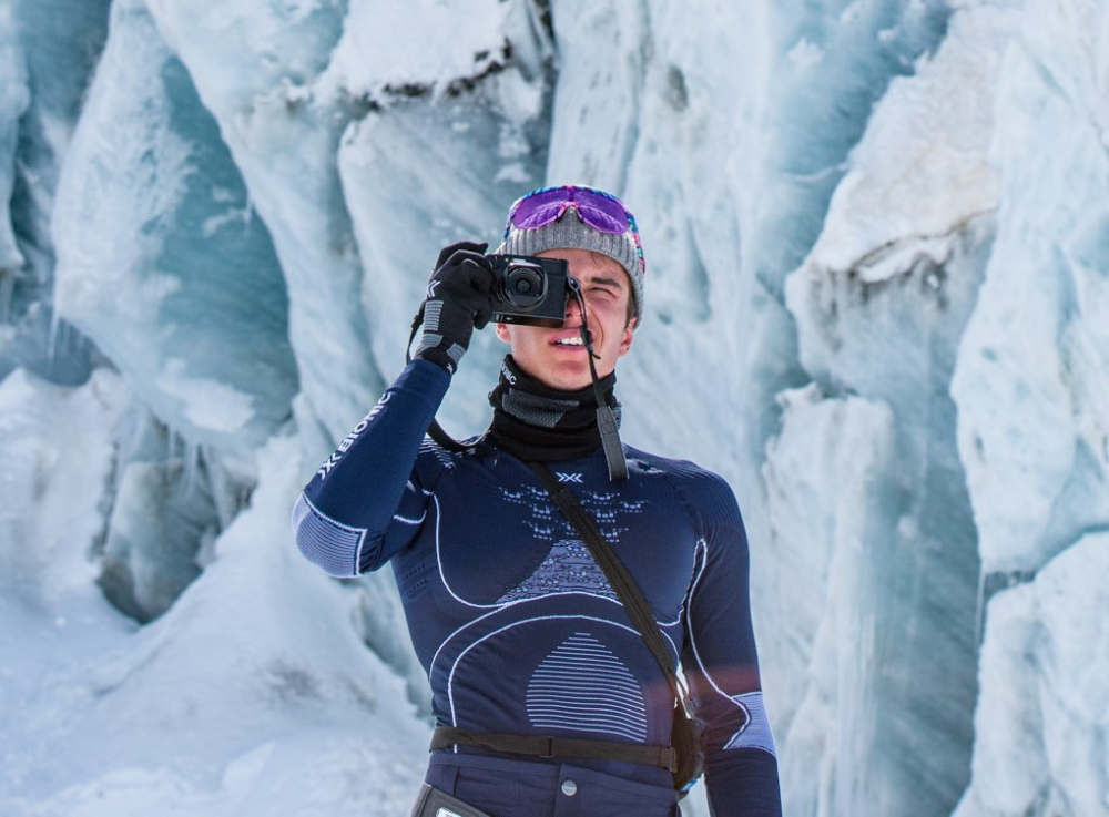 X-BIONIC Men Energy Accumulator 4.0 Shirt LG SL marine/optical white