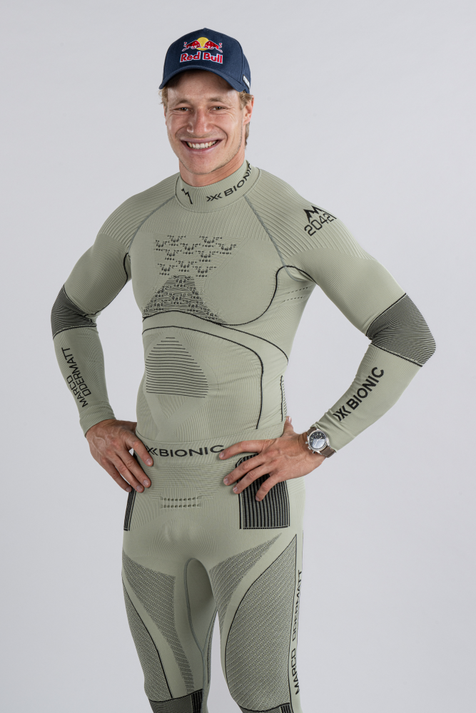 X-BIONIC Men Energy Accumulator 4.0 Shirt Turtle Neck LG SL Marco Odermatt Signature Edition tea grey/black