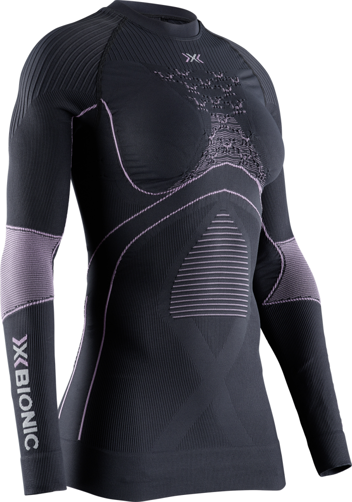 X-BIONIC Women Energy Accumulator 4.0 Shirt LG SL charcoal/magnolia
