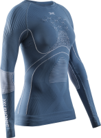 X-BIONIC Women Energy Accumulator 4.0 Shirt LG SL mineral blue/arctic white
