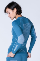 X-BIONIC Women Energy Accumulator 4.0 Shirt LG SL mineral blue/arctic white