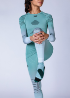 X-BIONIC Women Invent FX Pants sage green/light grey/optical white