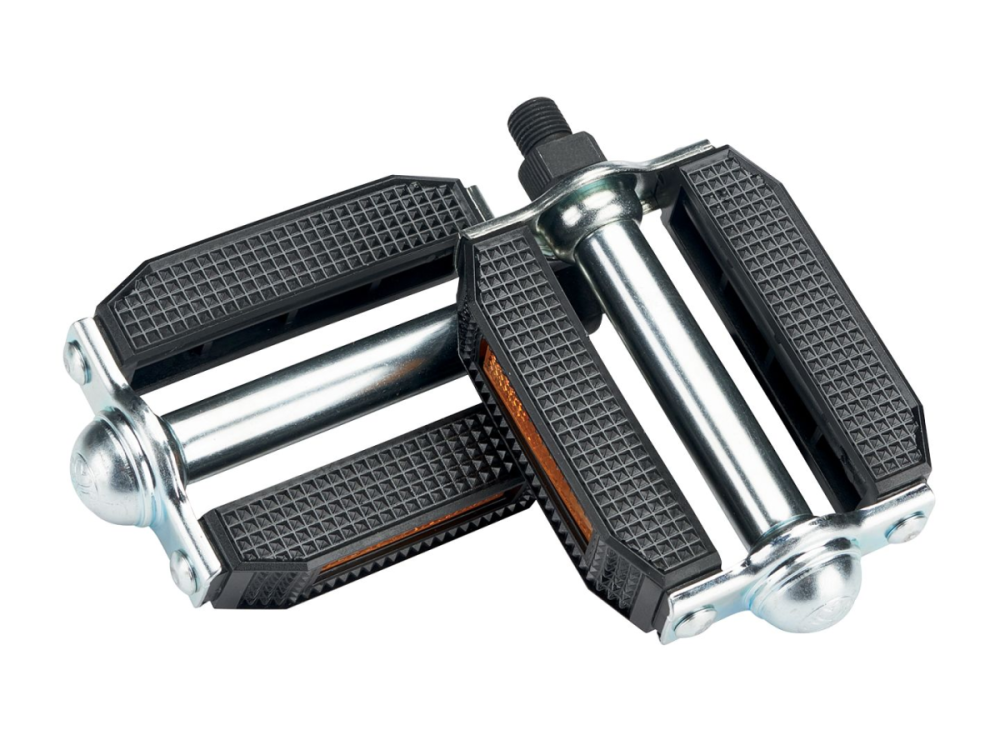 ELECTRA Pedal Deluxe Block 9/16in Spindle Chrome/Black