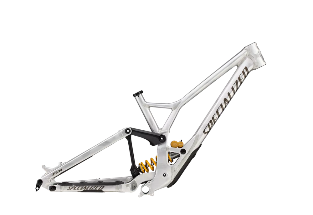 Specialized Demo Race Frameset, Gloss Flake Silver / Gunmetal / Brushed, S4