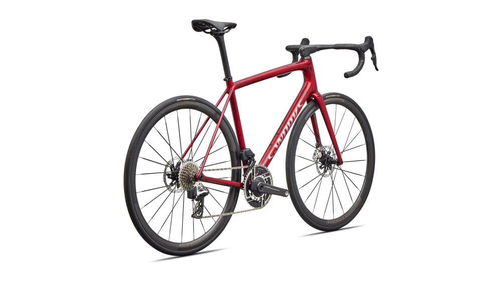 Specialized S-Works Aethos 2 SRAM RED AXS 2026 Sandstone Metallic Base / Red Tint