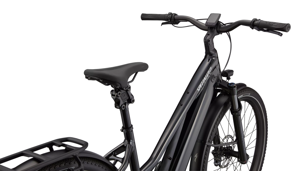 Specialized Turbo Vado 5.0 IGH Step-Through Gloss Castblack / Satin Silver Reflective